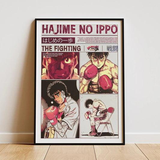 Hajime No Ippo Anime Boxing Poster HD Canvas Painting Wall Art Decor